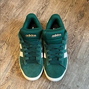 Adidas Green and White Women's Shoes